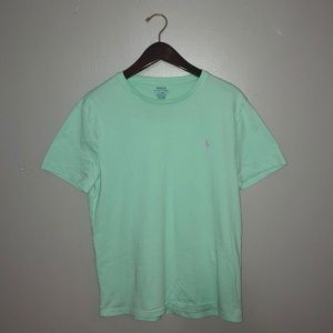 Teal Polo T Shirt w/ Logo